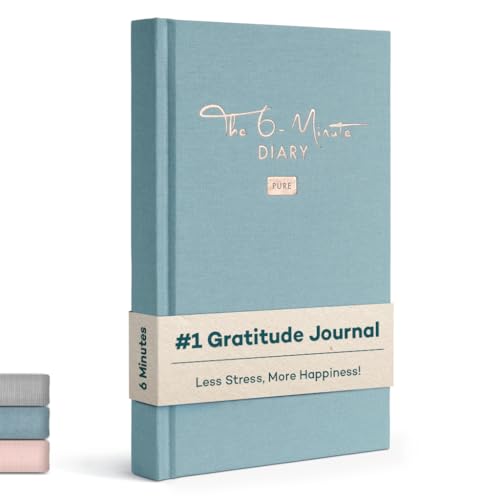 6-Minute Diary Pure 3-Million-Copy Gratitude Journal for Women & Men Guided Mental Health Journal Based on Positive Psychology Daily Manifestation Journal for Self-Care & Mindfulness