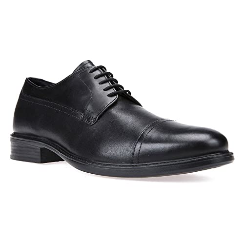 Geox Uomo Carnaby G, Zapatos para Hombre, Negro (Black), 44 EU