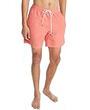 Tommy Hilfiger Men's Standard 7" Swim Trunk, Glacier Pink, XL