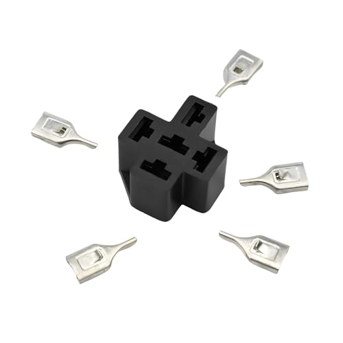 Terminal de 6.3mm pour prise de relais de voiture 5 broches et support pcb