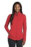 Port Authority Women's Collective Smooth Fleece Jacket, Red Pepper, Medium