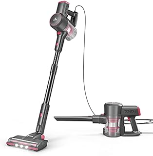 NEQUARE Vacuum Cleaner, 20Kpa Stick Vacuum with Self-Standing, Dual-HEPA Filtration, LED Multi-Tasker Floor