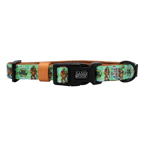 Sassy Woof Dog Collar Scooby-Doo - L Adjustable Durable Comfortable and Stylish Pet Accessories for Large Dogs - Officially Licensed