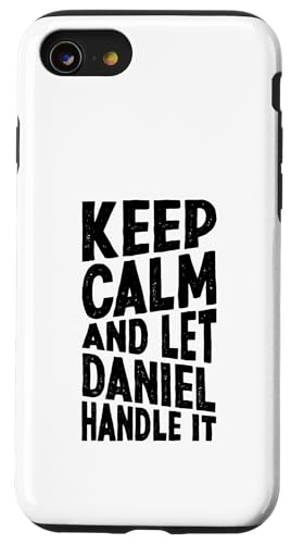 Keep Calm And Let Daniel Handle It Funny ���O �X�}�z�P�[�X iPhone SE (2020) / 7 / 8 �p