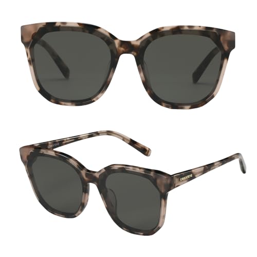 Oversized Sunglasses Womens, Large Square Sunglass UV Protection, Big Frame Trendy Shades