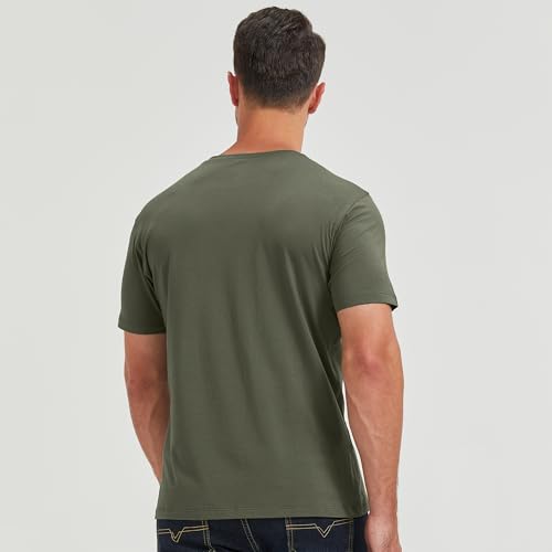 Image of netdraw Men's Ultra Soft Bamboo Viscose Cotton T-Shirt S-3XL | Moisture Wicking, Lightweight, Cool-Touch, Everyday Casual, Lounge, Sleep & Undershirt