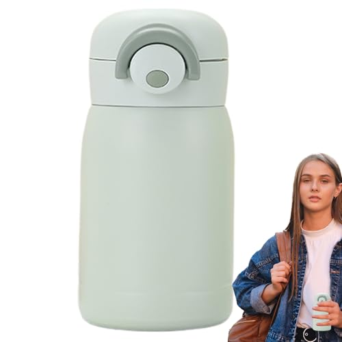 Ahuuen Botella de Acero Inoxidable,Bebidas Calientes Y Frías Para Hidratación - Botella De Agua Termo Al Vacío De Acero Inoxidable,para Acampada Senderismo Picnic Gimnasio Ciclismo Chicas Adolescentes