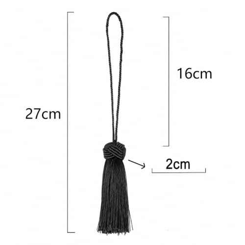 Image of BEL AVENIR 8 Pcs Elegant Polyester Key Tassel Colorful Craft Tassels Charms