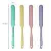 4 Pcs Silicone Jar Spatula Set - Long Handle Sourdough Scraper, Skinny Spatula for Jars, Bottles, and Containers, Non-Stick Heat Resistant Cake Cream Spatulas #5