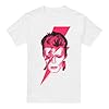 David Bowie Aladdin Sane Unisex T Shirt, White, Large #2