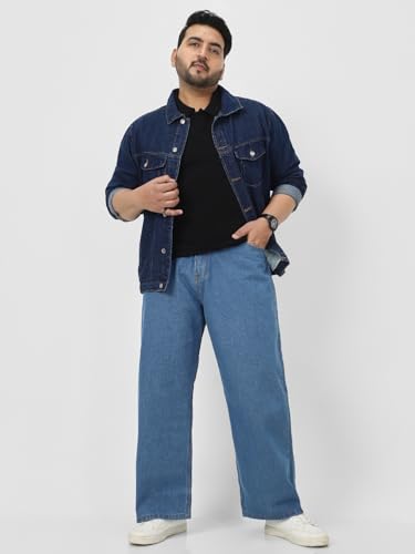 Image of Urbano Plus Men's Loose Mid Rise Jeans