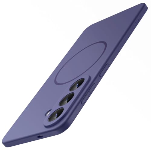 Image of JETech Magnetic Slim Cover Case for Samsung Galaxy S26 Plus, Compatible with MagSafe, Anti-Slip Grip & Full Camera Lens Protection, Ultra-Thin Matte Finish Phone Cover (Cobalt Violet)