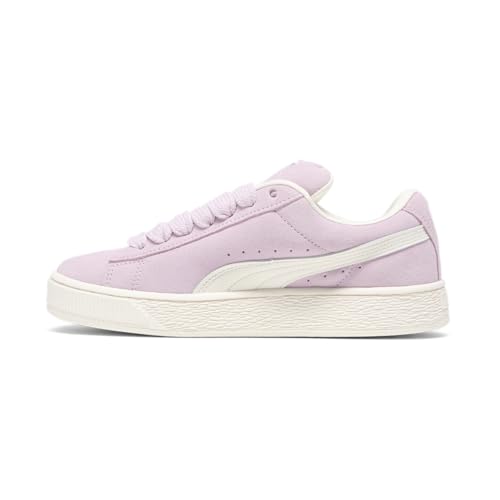 PUMA Women's Suede XL Sneaker, Grape Mist/Warm White, 9
