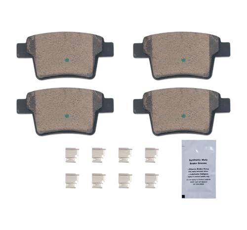 Image of HUSCH D1071 Rear Ceramic Brake Pads Kit Fit For Ford Five Hundred 2005-2007, For Freestyle 2005-2007, For Taurus 2008-2009, For Taurus X 2008-2009