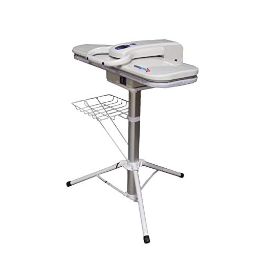 Presse à Repasser à Vapeur Ultra XL avec Support/Socle - La Presse à Vapeur de Maison la Plus Grande et la Plus Sophistiquée de Toute l'europe (90 x 31cm; 2.200watt) Repassage Super Rapide