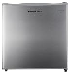PremierTech Mini Freezer, Congelatore Piccolo Verticale, 31 litri, Risparmio Energetico, Compatto, Termostato Regolabile, 4 Stelle -18 Gradi, Porta Reversibile, Farmacia Casa Ufficio, Silver PT-FR32S