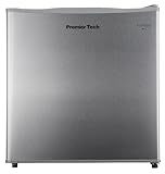 PremierTech Mini Freezer, Congelatore Piccolo Verticale, 31 litri, Risparmio Energetico, Compatto, Termostato Regolabile, 4 Stelle -18 Gradi, Porta Reversibile, Farmacia Casa Ufficio, Silver PT-FR32S