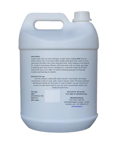 Car colour foam shampoo 5 kg
