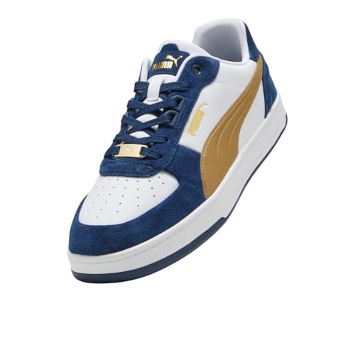 Image of PUMA Mens Caven 2.0 Lux Sd Lace Up Sneakers Shoes Casual - White