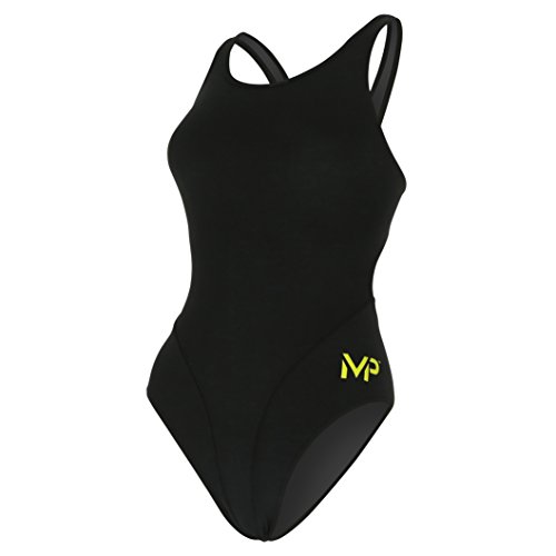 MP Michael Phelps de la Mujer Comp Back Solid Bañador, Mujer, Color...