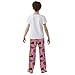 foixnub Pajama Pants Memphis Funny 80s 90s Fashion Lounge Bottoms Long Sleep Pant with 2 Pockets 6-8 Years