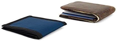 Vista 5 de Billetera Flowfolf Vanguard, delgada para bolsillo con doblés., talla única , Azul marino