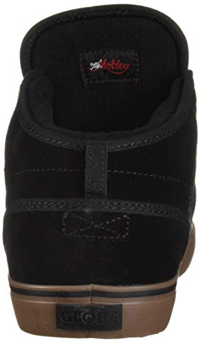 Image of Globe Men's Motley Mid Skate Shoe black /black /tobacco, 9.5 M US