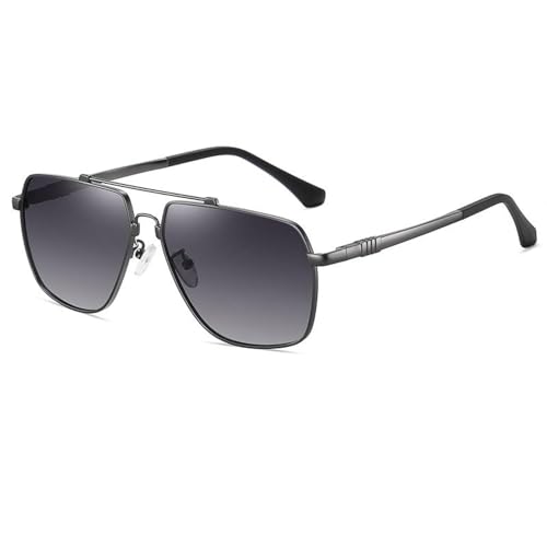 Lunettes de soleil UV400 gris dégradé idéales pour la conduite et la pêche