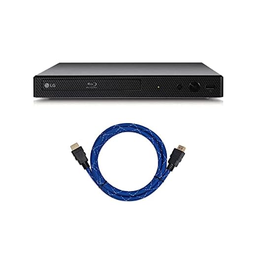 LG BP175 Blu-Ray DVD Player, with HDMI Port Bundle (Comes with a 6 Foot HDMI Cable)
