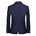 Boyland Boys 3 Pieces Tuxedo Suits Jacquard Shawl Lapel Slim Fit Tux Jacket Vest Pants 4 Colors Prom Party Wedding