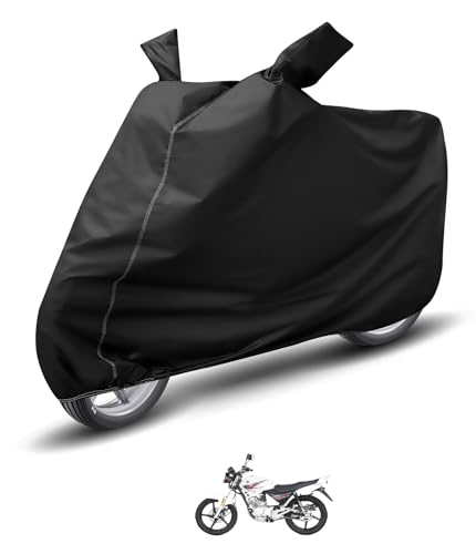 Image of Auto Hub Waterproof Bike Cover Compatible with Yamaha Libero G5 Dustproof, UV Protection Two Wheeler Bike Libero G5 Cover - Black
