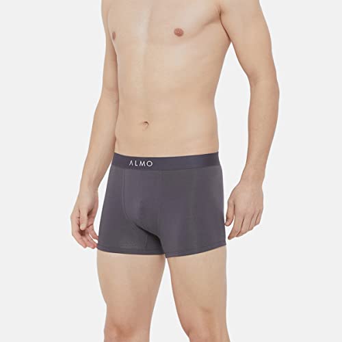 Image of ALMO - Mens Trunks | Better Cotton Underwear for Men | Sweat Absorbent, Anti-Microbial | Light Weight Inner wear | Solid Collections