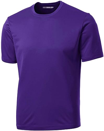 Men's Tall DRI-Equip Athletic All Sport Training Tee Shirts in 19 Colors