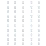 BVMAG 50 Pack Replacement Mushroom Earbud Ear Tips Compatible with Motorola Kenwood Baofeng Cobra Midland Icom Walkie Taklie Two Way Radio