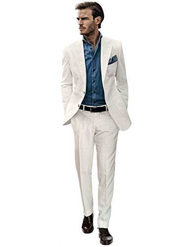 Costume homme 2 pièces sur mesure élégant avec veste et pantalon pour mariage et grand jour
