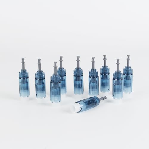 12 Pcs Microneedling Cartridges for Dr. Pen M8S/A11/A9/A8S - 0.25mm (3x12Pin 3x18Pin 3x42Pin 3xRound Nano)
