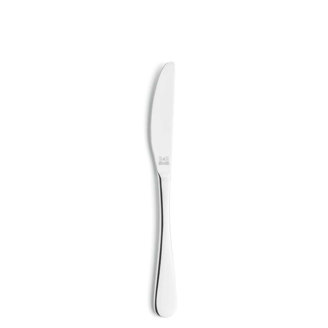 Beckmann & Rommerskirchen Besteck-Set Viva 60-tlg., 18/10 Edelstahl | Hochglanzpoliertes, spülmaschinenfestes Besteck mit weichen Linien, Menümessern, Gabeln, Löffeln und Kaffeelöffeln