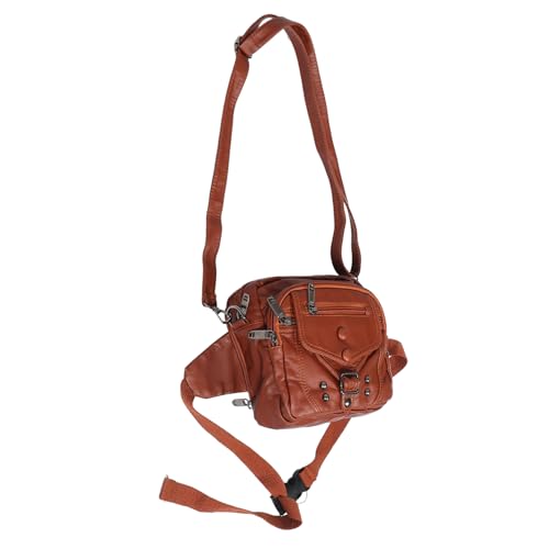 Sac bandoulière femme grand volume en PU léger confortable