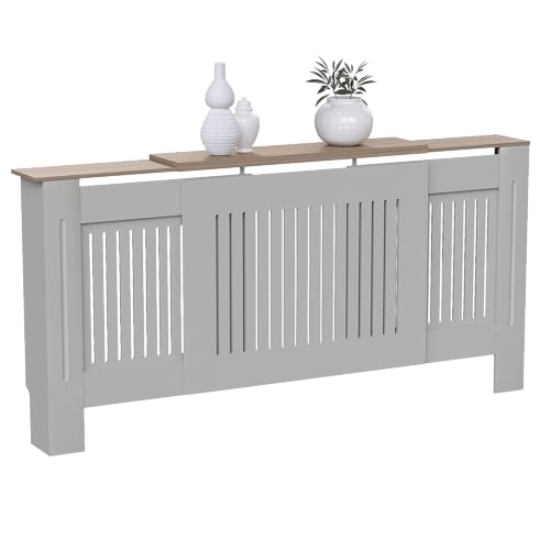 Vida Designs Arlington Cache-radiateur réglable Gris