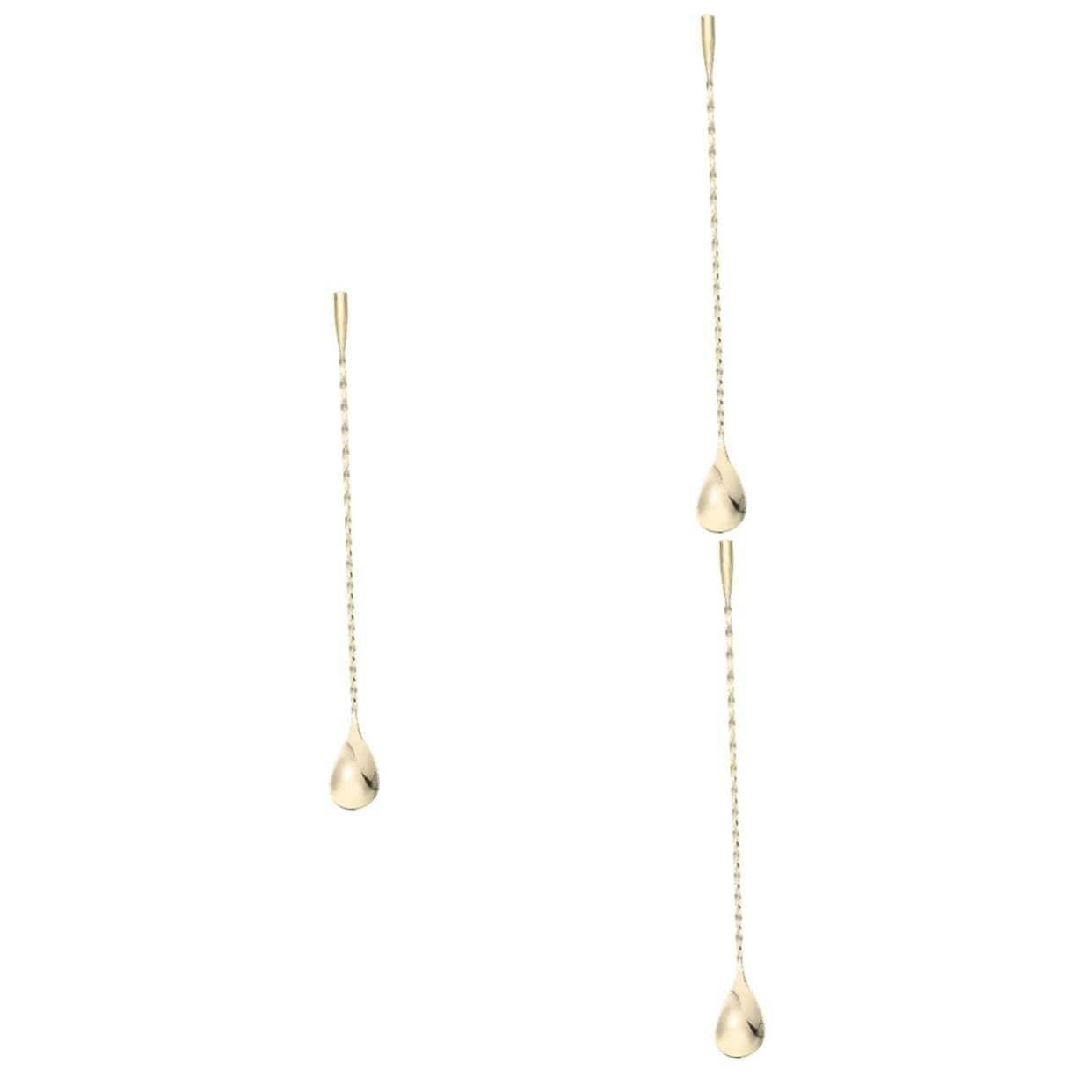ABOOFAN 3 Pz Cucchiaio Da Bar Cocktail Acciaio Inossidabile Bevande Bicchiere