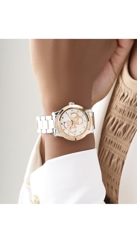 Image of GUESS Annette White Round Dial Analog Women's Watch - GW0861L5