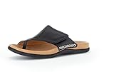 Ancho: normal, Cierre: Velcro Gabor Mujer Zuecos, señora Sandalias achineladas,Zapato de jardín,Zapatilla,Deslizadores,Chanclas,Zapatilla,Negro (Schwarz),43 EU / 9 UK