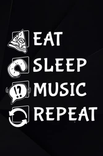 Bowling Score Book - Eat Sleep K-Pop Repeat Kawaii Cat Listening Music Kpop Gifts Graphic: Music,...