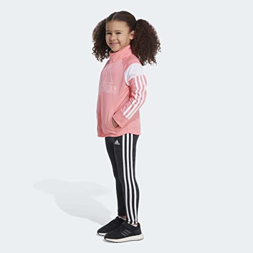 adidas girls 2 Piece Tricot Jacket & Tight Set3