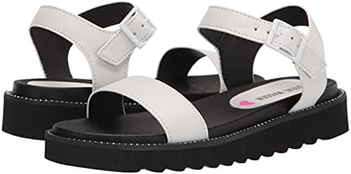 Steve Madden Girls Shoes Dariaa Fisherman Sandal, White, 1 | Image 6