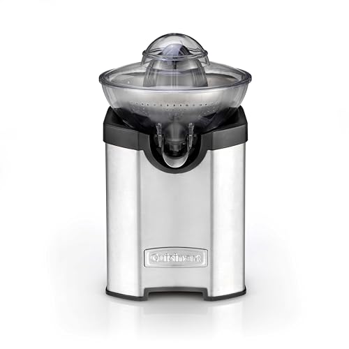Cuisinart Presse Agrumes - Electrique Presse-agrumes pour toutes les tailles - Orange, Citron, Citron Vert, Pamplemousse - Sans goutte - Lavable au...