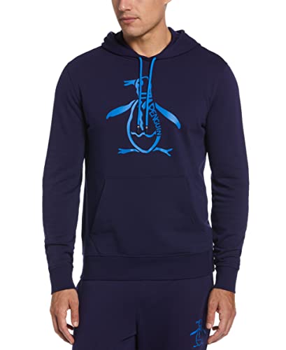 Original Penguin Men's Logo Fleece Long Sleeve Hoodie