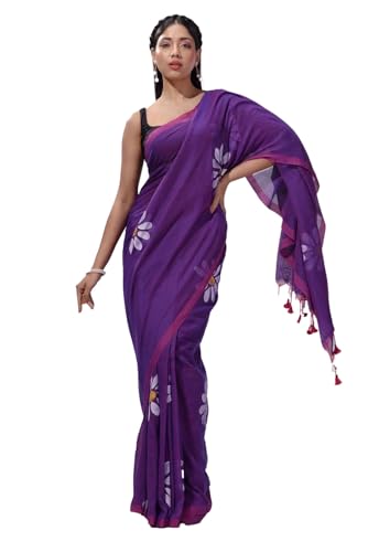 Image of Yashika Women's Georgette Floral Printed Saree With Unstitched Blouse Piece |saree for Women | New Sari | Saree