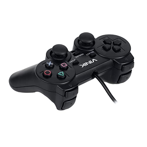 CONTROLE PARA PC COM FIO USB PRETO – VINIK