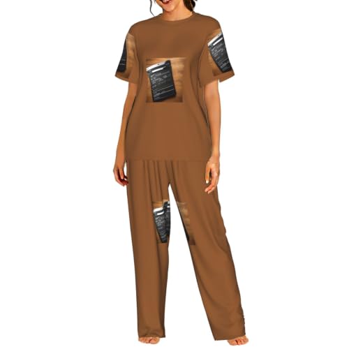 Pyjama court femme motif clapperboard idéal pour vos soirées